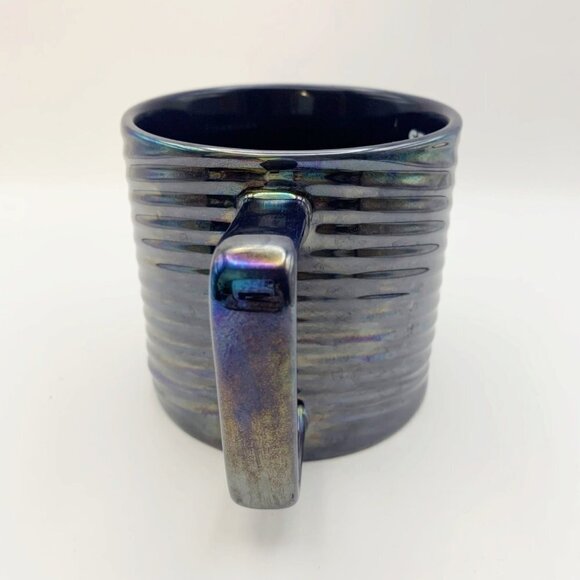 Starbucks 2020 Iridescent Holiday Luster Swirl 12 oz Ceramic Cup Mug - Picture 4 of 5